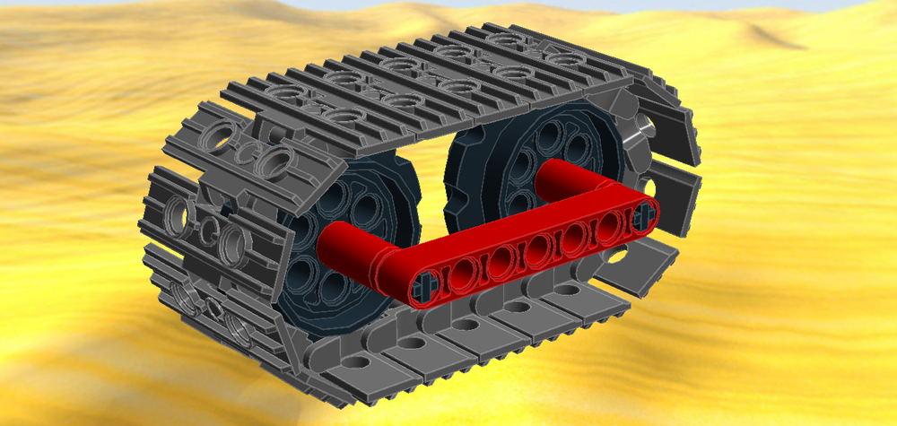 Lego Large Tracks - 7 Center