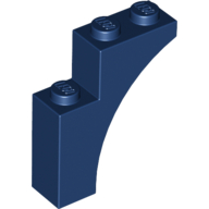 Lego Brick Arch 1 x 3 x 3 [Gothic] / Dark Blue