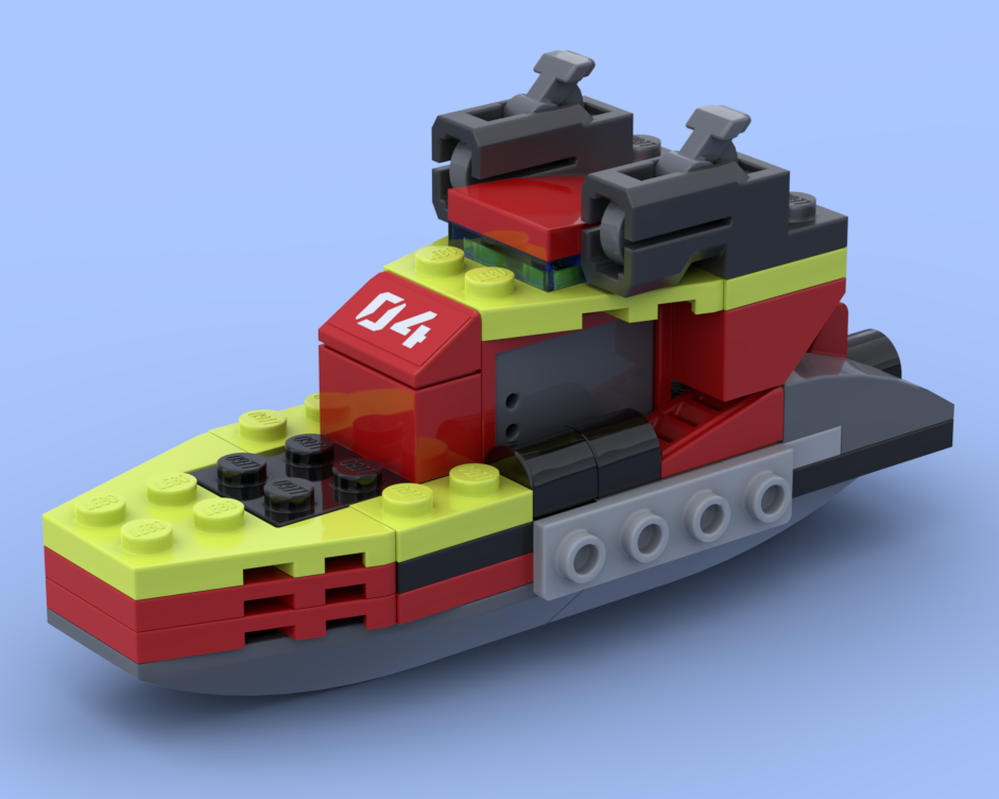 Lego Compact Fire Resque Boat