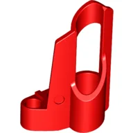 Technic Panel Fairing # 6 Small Short, Large Hole, Side B / Red