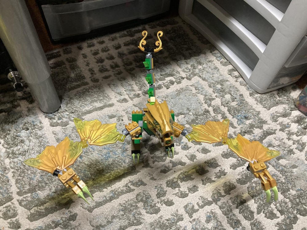 Lego Lloyd's Golden Dragon upgrade