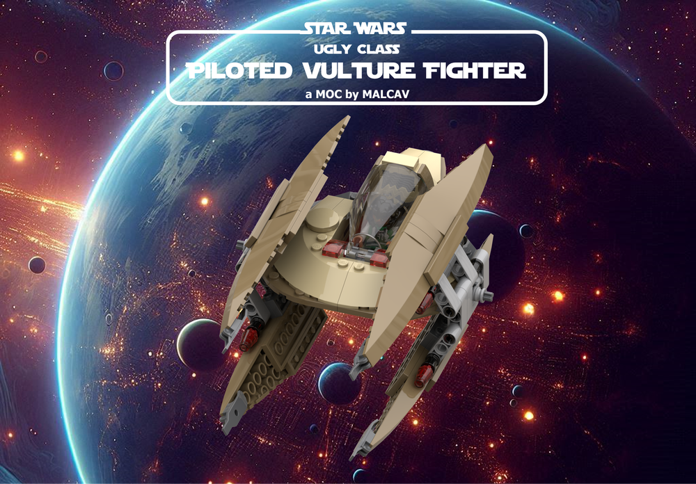 Lego Piloted Vulture Fighter - Ugly Class