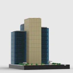 Chase Tower at 1/650th Scale