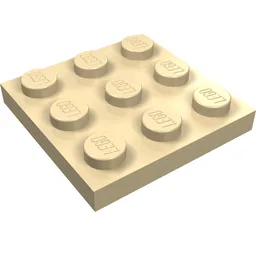 Plate 3 x 3 / Tan