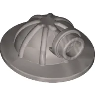 Helmet Mining with Head Lamp / Flat Silver