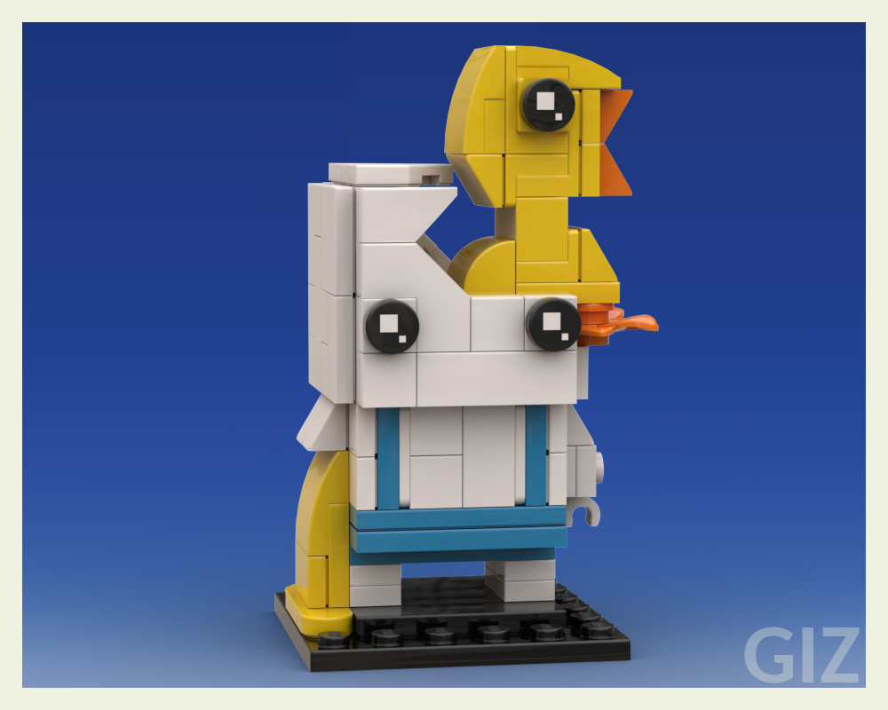 Lego Cracked Jack - Garbage Pail BricKidz MOC