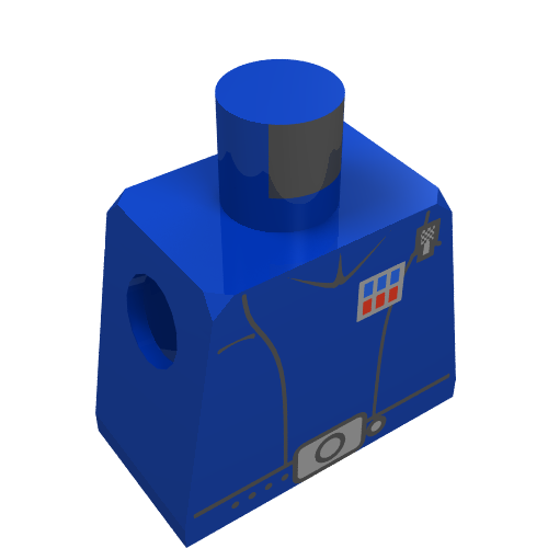 Lego Torso SW Imperial Officer 1 Print