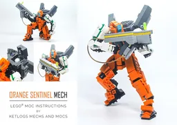Orange Sentinel Mech