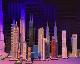 Cayan Tower (Infinity Tower) Dubai 1:800 Scale