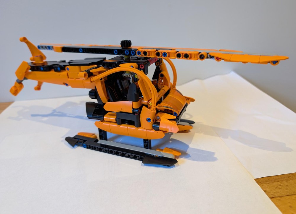 Lego Helicopter Orange Rotor
