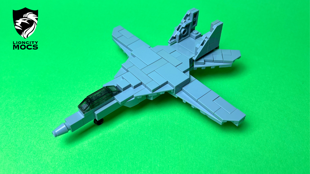 Lego F-14 Tomcat Lego Tutorial (1:120)