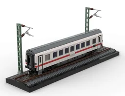 Modern European/German City Express Train Passenger Carriage