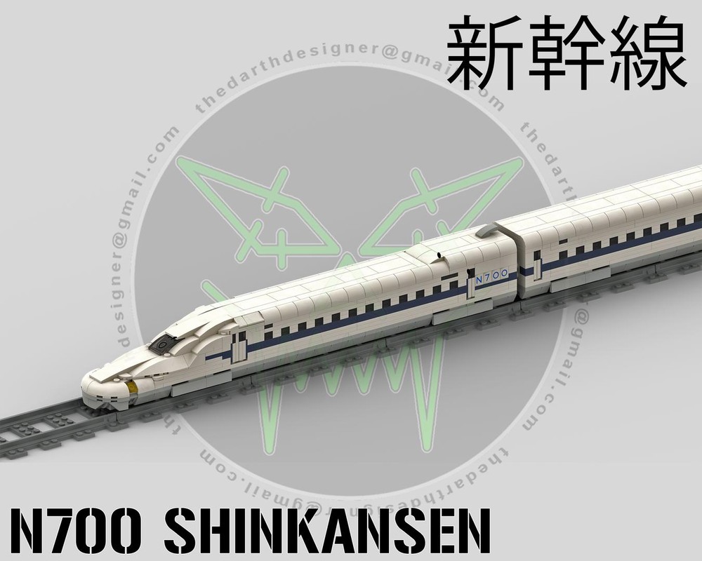 Lego Shinkansen N700 | Bullet Train - 1:70 Scale