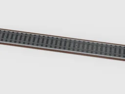 Ballasted Track for 1:35 Scale Rolling Stock