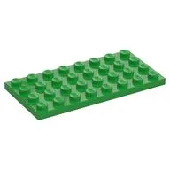 Plate 4 x 8 / Bright Green