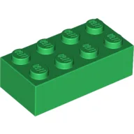 Brick 2 x 4 / Green