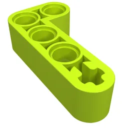Technic Beam 2 x 4 L-Shape Thick / Lime