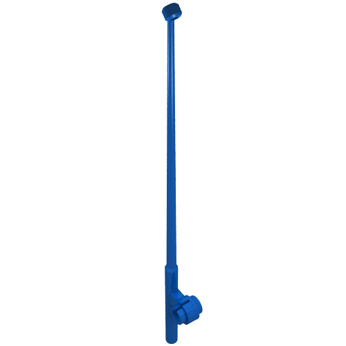 Lego Equipment Fishing Rod 12L, Horizontal Line Hole / Blue