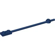 Bar 1 x 12 with 1 x 2 Plate End with Hollow Studs and 1 x 1 Round Plate End / Dark Blue