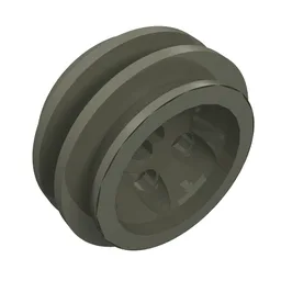 Wheel Rim 24 x 14 VR with Center Axle Hole / Dark Gray