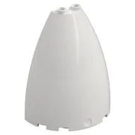 Cone Half 6 x 3 x 6 (Elliptic Paraboloid) / White
