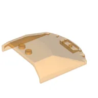 Windscreen 6 x 6 x 1 1/3 / Trans-Orange