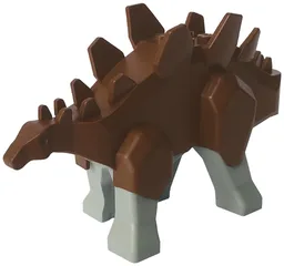 Dinosaur Body Stegosaurus with Light Gray Legs (30463 / 30462) / Brown