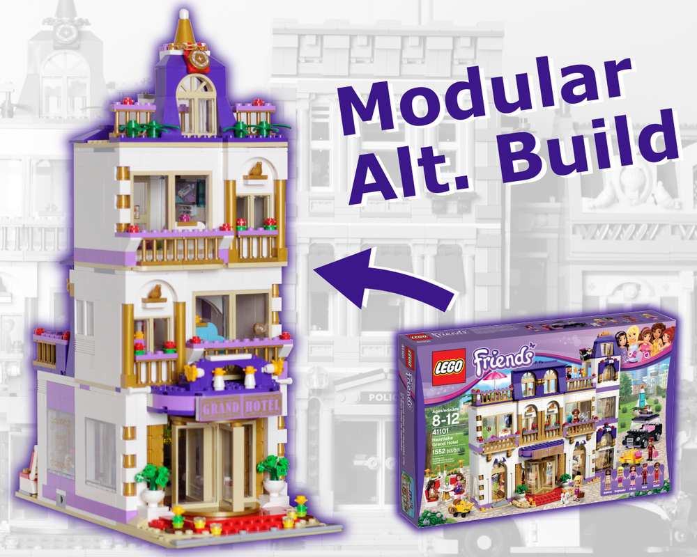 Lego Heartlake Grand Hotel Modular Alt Build