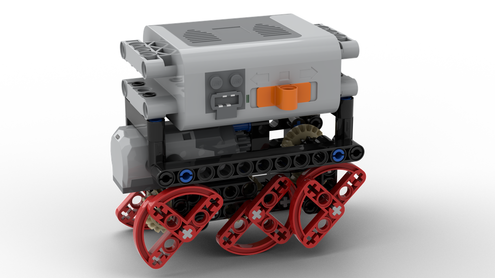 Lego Semicircle-Wheel Car