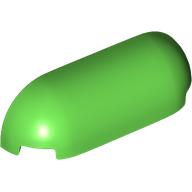 Lego Brick Round, Curved Triple 1 x 4 x 1 / Bright Green
