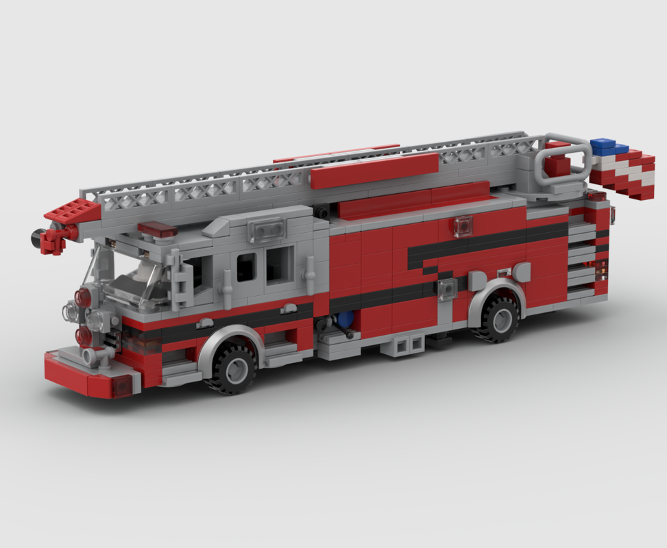 Lego Fire Truck (Broussard Ladder)